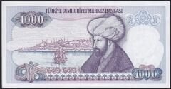 7.Emisyon 1.Tertip 1000 Lira D61 635421 Çil