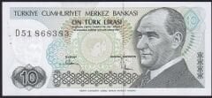 7.Emisyon 2.Tertip 10 Lira D51 868383 Çilaltı Çil