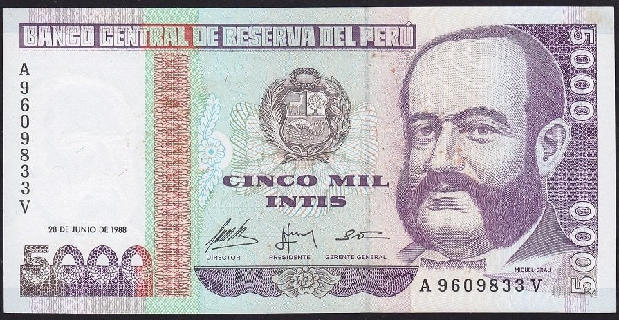 Peru 5000 İntis 1988 Çilaltı Çil
