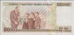 7.Emisyon 2.Tertip 100000 Lira E30 870222 Çilaltı Çil