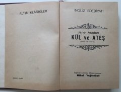 KÜL VE ATEŞ -Jane Austen - İNGİLİZ EDEBİYATI - ALTIN KİTAPLAR 1969 - BİRİNCİ BASKI