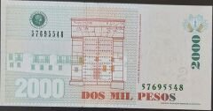Kolombiya 2000 Peso 2012 Çil Pick 457