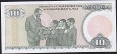 7.Emisyon 2.Tertip 10 Lira D51 868388 Çil