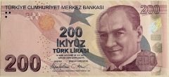 9.Emisyon 6.Tertip 200 Lira G001 441765 Çil