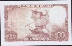 İspanya 100 Pesetas 1965 Çil