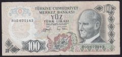 6.EMİSYON 2.TERTİP 100 LİRA H05 677183 TEMİZ