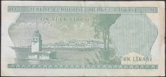 6.EMİSYON 2.TERTİP 10 LİRA L14 167398 ÇOK TEMİZ +