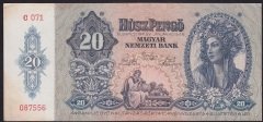 MACARİSTAN 20 PENGO 1941 ÇÇT ÇİLALTI