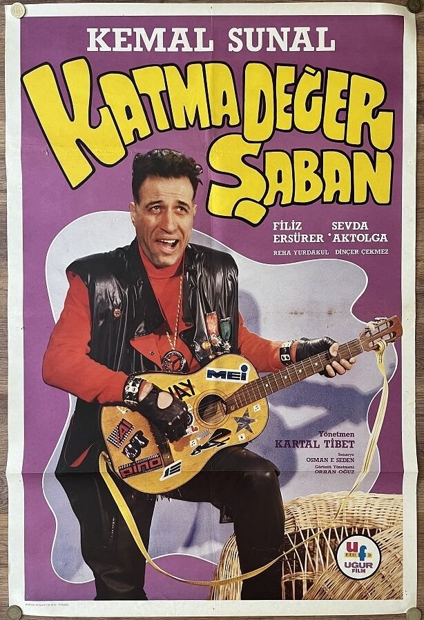 Kemal Sunal - Filiz Ersürer - Katma Değer Şaban - Film Afişi
