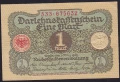 Almanya 1 Mark 1920 Çilaltı Çil