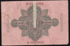 Almanya 50 Mark 1910 Haliyle