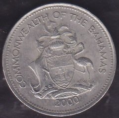 Bahamalar 25 Cent 2000