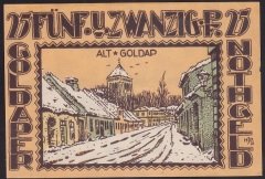 ALMANYA 25 PFENNİNG NOTGELD 1921 ÇİLALTI ÇİL