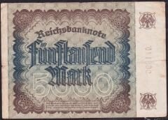 Almanya 5000 Mark 1922 Çok Temiz