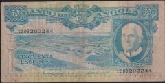 Angola 50 Escudos 1962 Çok Temiz Pick 93