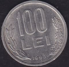 Romanya 100 Lei 1993