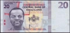 Swaziland ( Esvatini ) 20 Emalangeni 2017 Çil