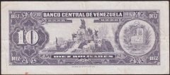 Venezuela 10 Bolivares 1966 Çok Temiz