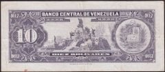 Venezuela 10 Bolivares 1966 Çok Temiz