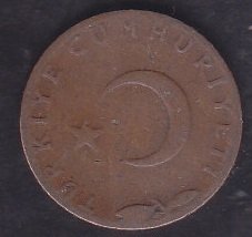 1960 Yılı 5 Kuruş