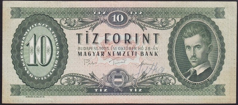 MACARİSTAN 10 FORİNT 1975 ÇÇT +