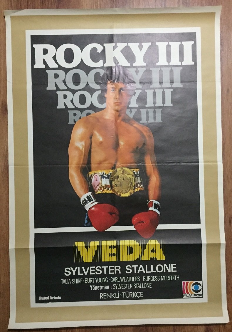 YABANCI - ROCKY 3 VEDA - SLYVESTER STALLONE - FİLM AFİŞİ