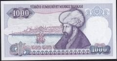 7.Emisyon 1.Tertip 1000 Lira D07 383484 Çil