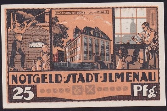 Almanya 25 Pfennig Notgeld 1921 Çil