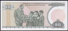 7.Emisyon 2.Tertip 10 Lira D39 096209 Çil