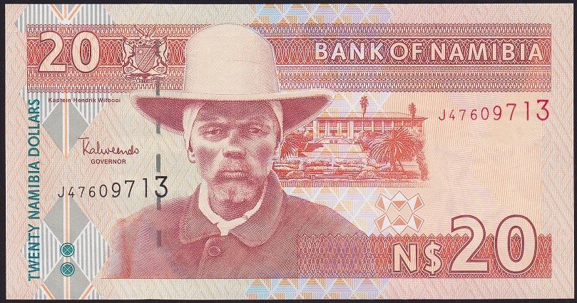 Namibya 20 Dolar 2002 Çil