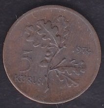 1974 Yılı 5 Kuruş