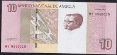Angola 10 Kwanzas 2012 Çil Pick151b