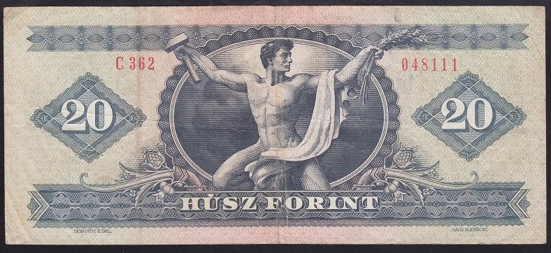 MACARİSTAN 20 PENGO 1980 ÇOK TEMİZ