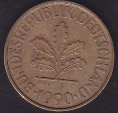 Almanya 10 Pfennig 1990 A