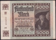 Almanya 5000 Mark 1922 Çok Temiz+