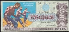 1982 9 Haziran Çeyrek Bilet - N Serisi