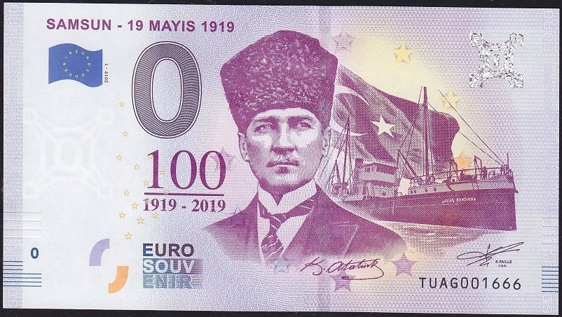 Samsun - 0 Euro 2019 Güzel Numara Çil 001666