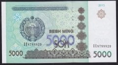 Özbekistan 5000 Sum 2013 Çil Pick 83