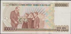 7.Emisyon 2.Tertip 100000 Lira D22 611424 Ççt Çilaltı
