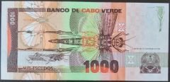Kabo Verde 1000 Escudo 1989 Çil Pick 60
