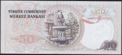 6.Emisyon 1.Tertip 50 Lira H22 136019 Çilaltı