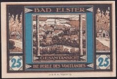 Almanya 25 Pfennig Notgeld 1920 Çil