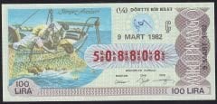 1982 9 Mart Çeyrek Bilet - Ç Serisi