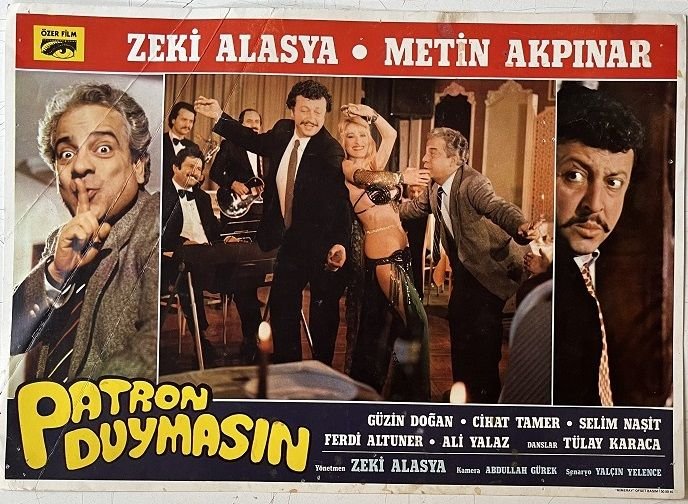 Patron Duymasın - Zeki Alasya - Metin Akpınar - Lobi Kartı