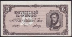 Macaristan 1000000 B -Pengo 1946 ÇÇT ÇİLALTI Pick 134