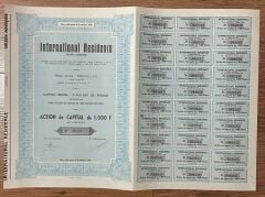 Hisse Senedi - İnternational Residence 1944 ( 45 X 32 cm )