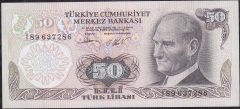 6.Emisyon 2.Tertip 50 Lira I89 637286 Çilaltı Çil