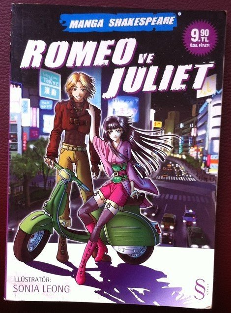 ROMEO VE JULİET MANGA SHAKESPEARE - WİLLİAM SHAKESPER ÇİZGİ ROMAN