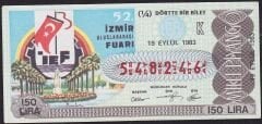 1983 19 Eylül Çeyrek Bilet - K Serisi
