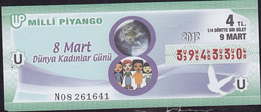 2012 9 Mart Çeyrek Bilet - U Serisi